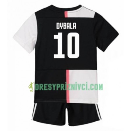 Fotbalový Komplet Juventus Paulo Dybala 10 Dětské Domácí 2019-2020 Krátký Rukáv (+ trenýrky)